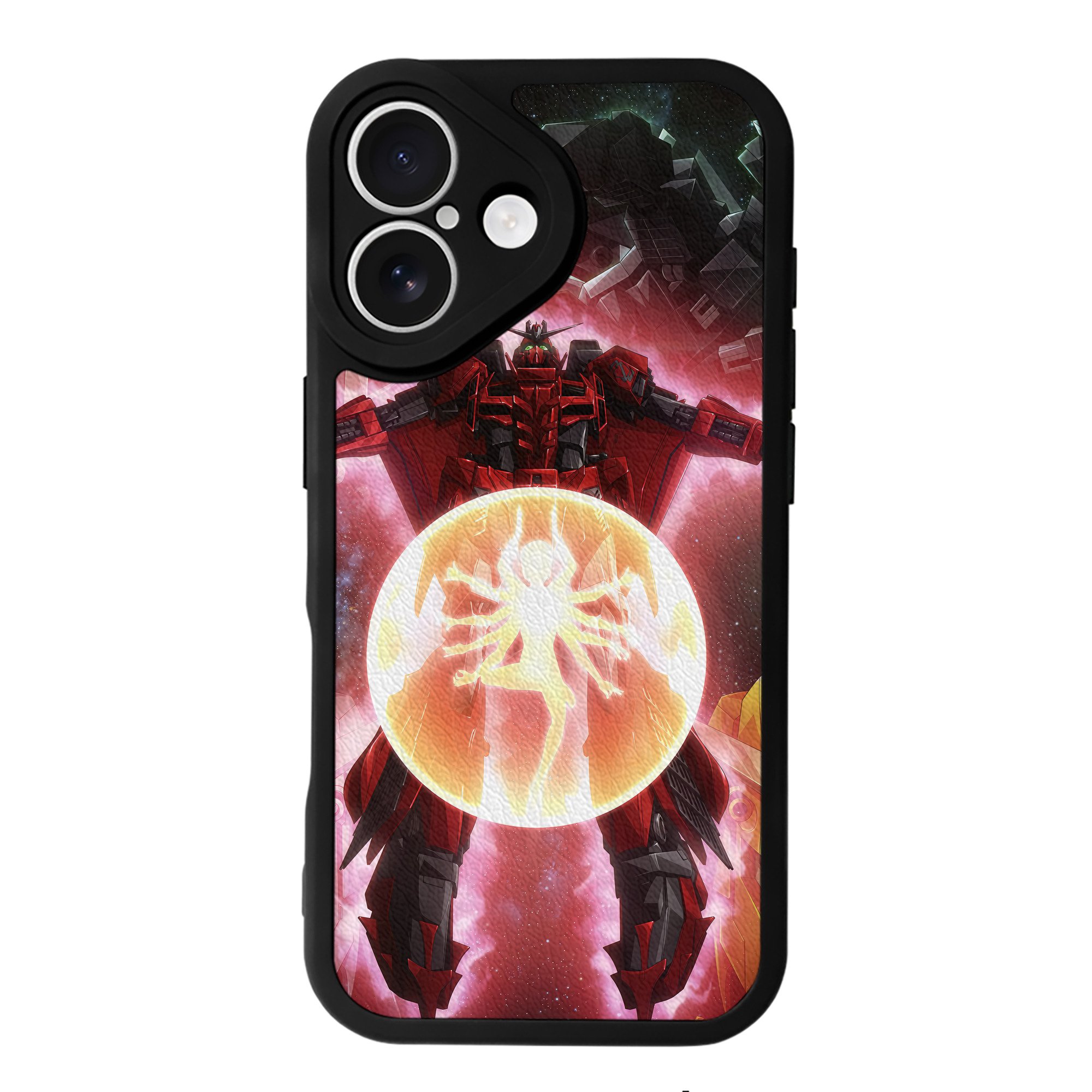 （画像用） 機動戦士ガンダム Mobile Suit Gundam 【iPhone 16シリーズ対応】シリコンスマホケース（レザー調） 材質：シリコン